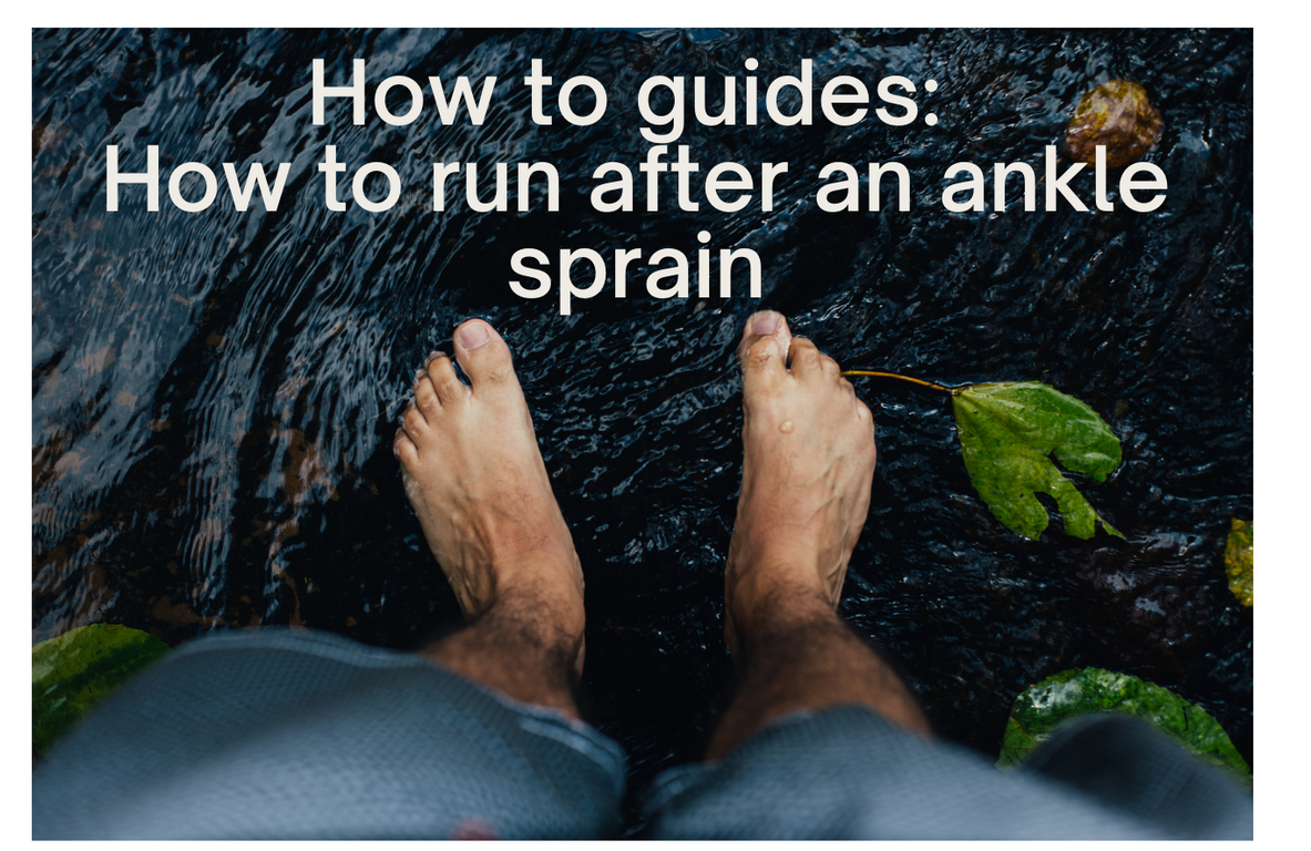 running after ankle sprain