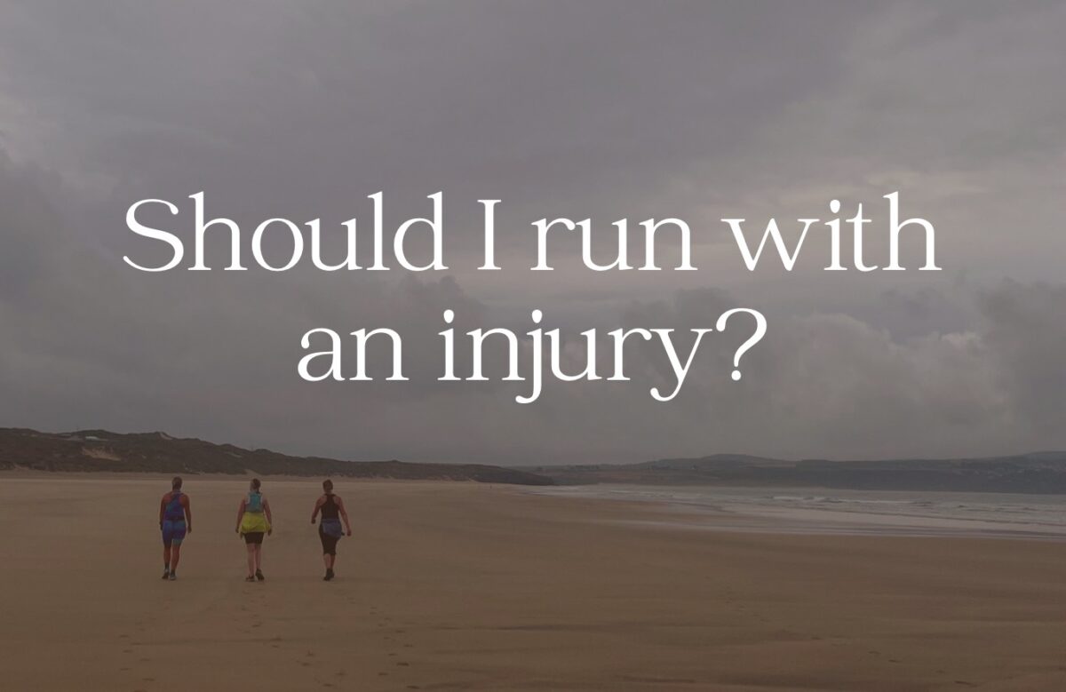 should i run with an injury